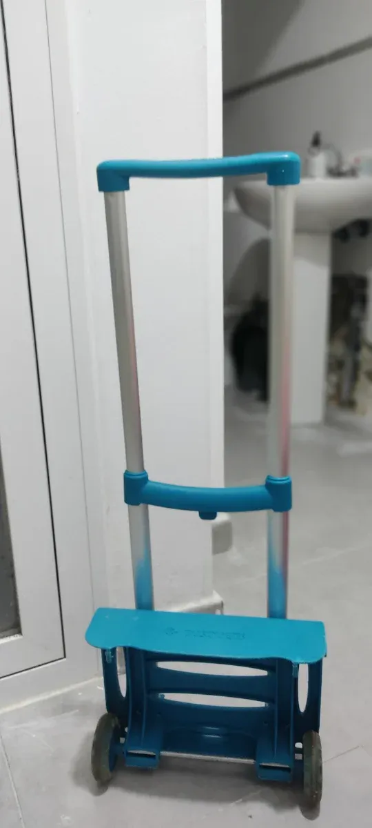 Carro Portaequipaje Busquets Azul/Plateado