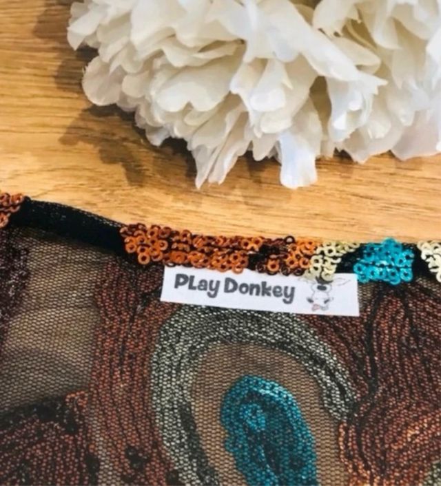 Kimono lentejuelas Play Donkey Talla Única