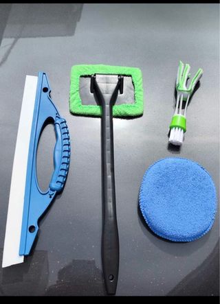 1 pieza Juego de limpieza de coche de 4 piezas