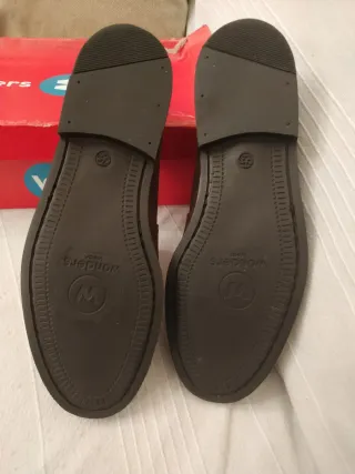 Mocasines Wonders serraje marrones