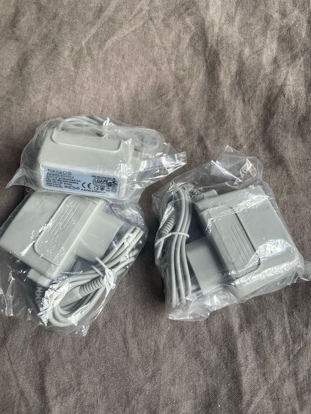 Cargadores Nintendo 3DS XL DS XL (3 unidades)