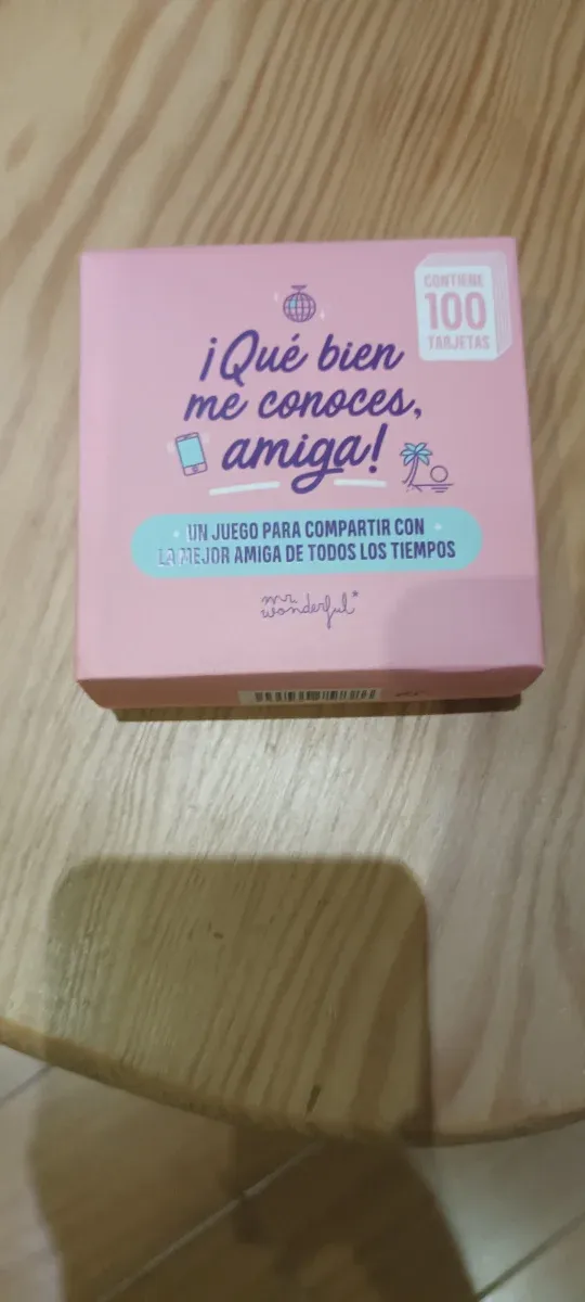 Juego de cartas Qué bien me conoces, amiga!
