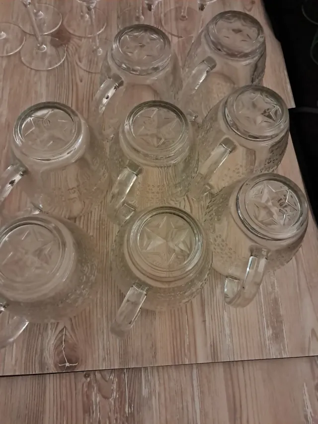 Pack 8 Jarras Cristal Estrella Galicia 40cl