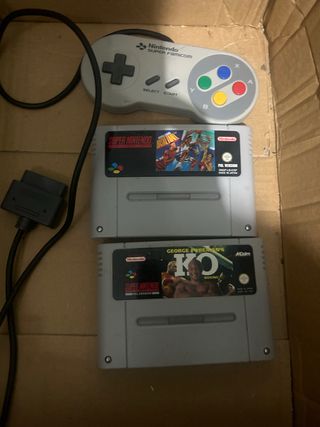 Super famicom joystick + 2 Giochi