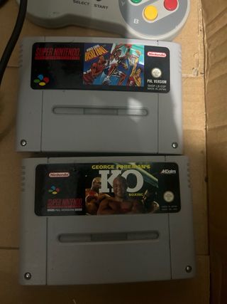 Super famicom joystick + 2 Giochi
