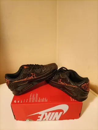T40 Nike Air Max 90  ElementsNegro Naranja