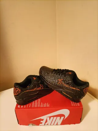 T40 Nike Air Max 90  ElementsNegro Naranja