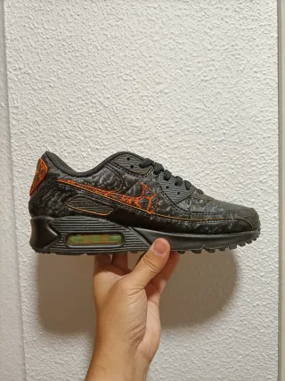 T40 Nike Air Max 90  ElementsNegro Naranja