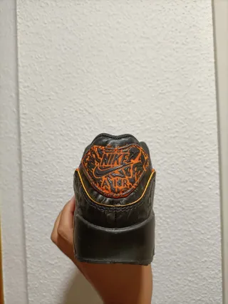 T40 Nike Air Max 90  ElementsNegro Naranja