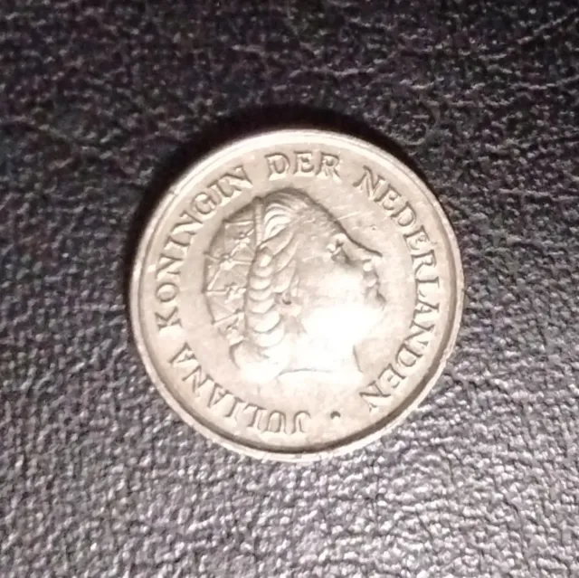 Moneta 10 centesimi Paesi Bassi 1975 con errore