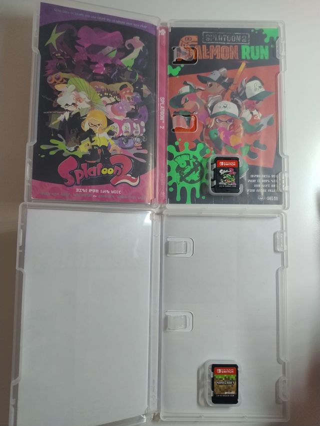 Pack Minecraft y Splatoon 2 Switch
