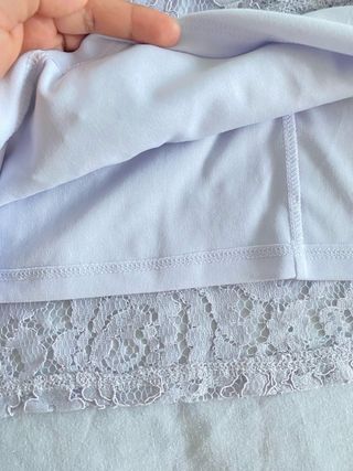 Vestido Corto Retro Lavanda | Zara - Talla S