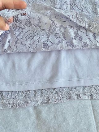 Vestido Corto Retro Lavanda | Zara - Talla S