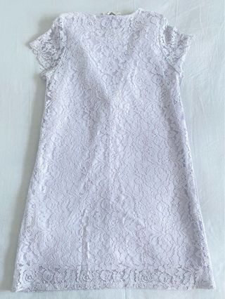 Vestido Corto Retro Lavanda | Zara - Talla S