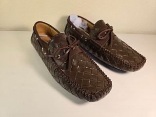 Mocassini Louis Vuitton Marroni Taglia 44