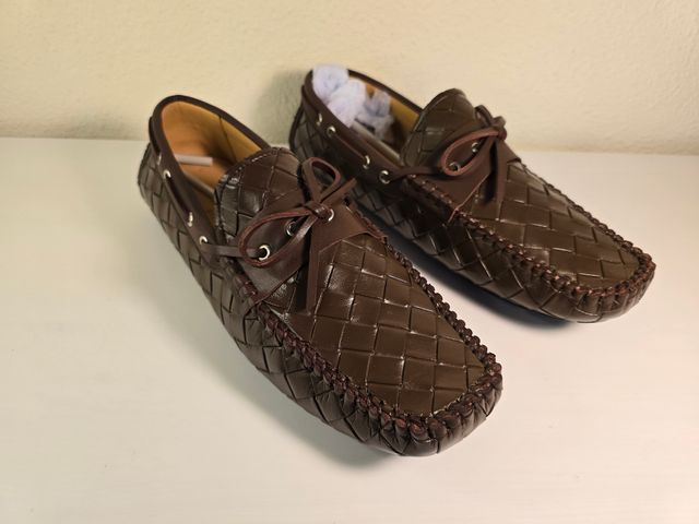 Mocassini Louis Vuitton Marroni Taglia 44