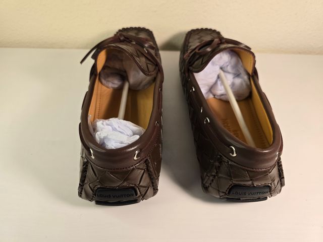 Mocassini Louis Vuitton Marroni Taglia 44