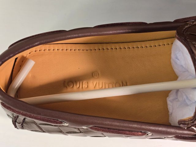 Mocassini Louis Vuitton Marroni Taglia 44