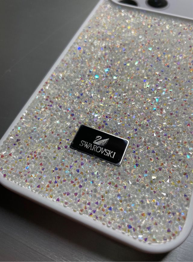 Funda Swarovski iPhone 17 Pro Max Blanca