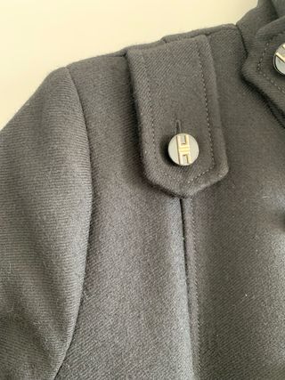 Cappotto Elisabetta Franchi lana nero