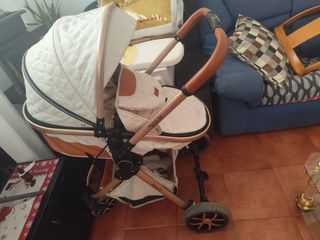 Carrito de bebé 3 piezas