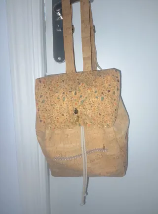 Bolso de corcho multicolor