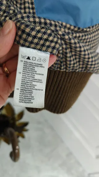 Chaqueta acolchada hombre marrón