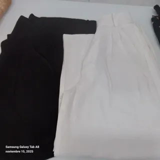 Pantalón blanco roto, otoño, invierno