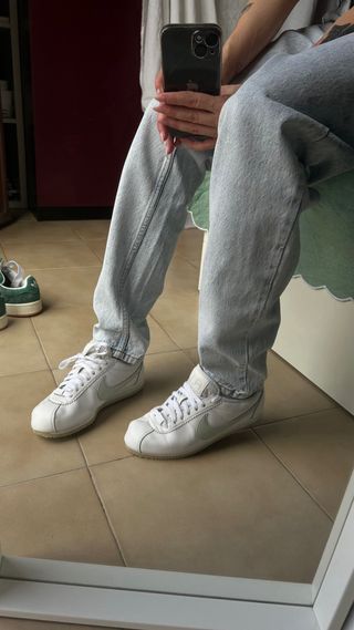 Nike Cortez Classic Pelle Bianca/Avorio