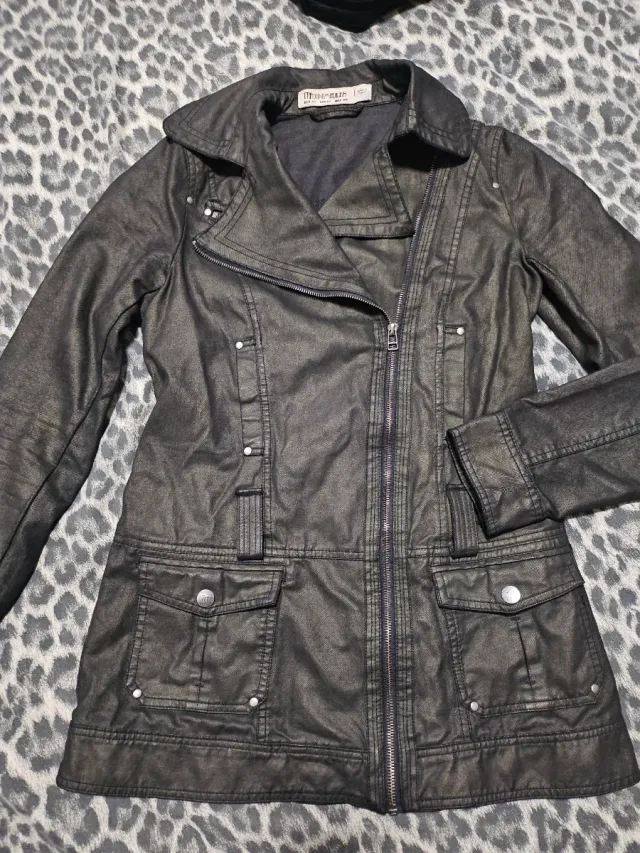 Chaqueta temporada Biker Negra