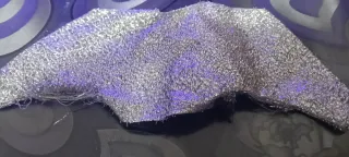 Abito Barbie vintage blu glitterato