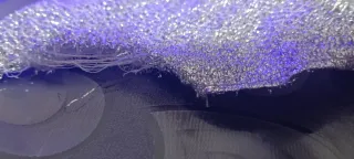 Abito Barbie vintage blu glitterato