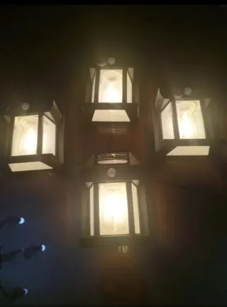 N.4 Lampade Solari da Giardino/Balcone