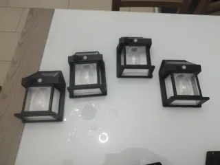 N.4 Lampade Solari da Giardino/Balcone