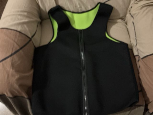 Colete Sauna JINGBA XL Preto/Verde