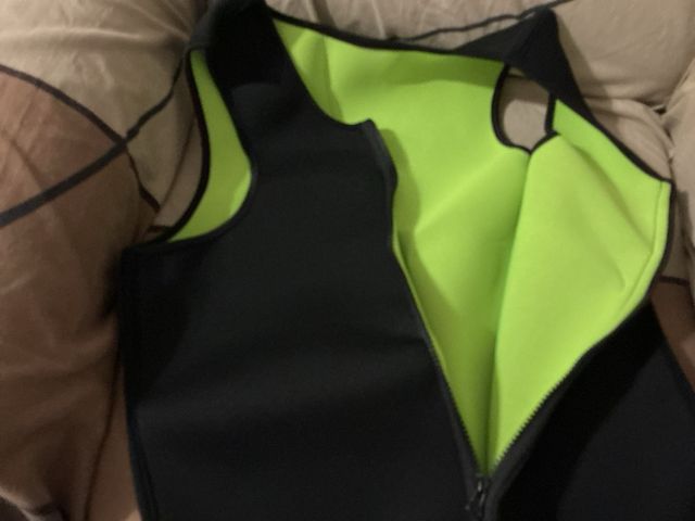 Colete Sauna JINGBA XL Preto/Verde