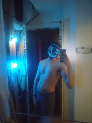 Máscara LED La Purga Azul