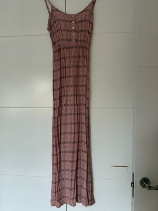 Vestido largo estampado veranó