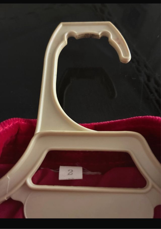 Abrigo niña rojo 3 años