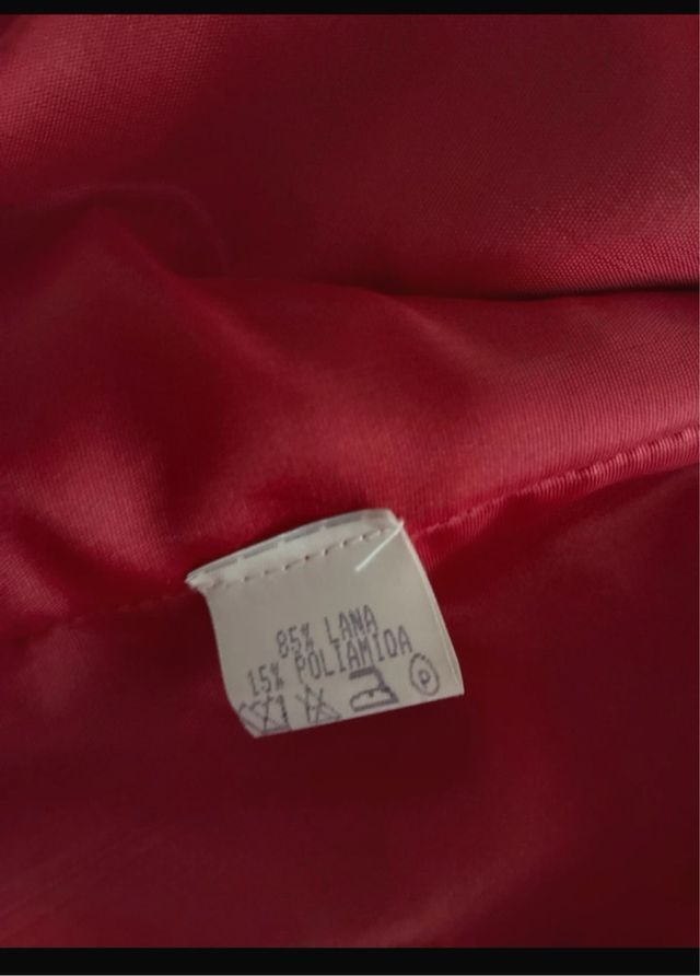 Abrigo niña rojo 3 años