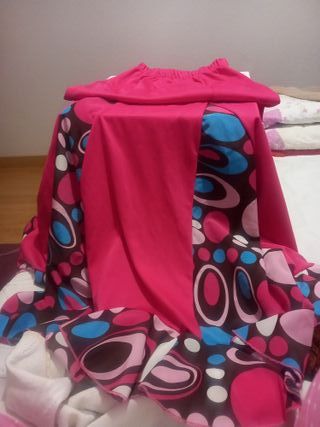 Traje de flamenca multicolor talla única