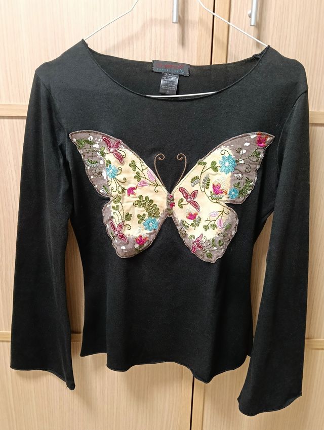 Camiseta Custo Mariposa Patchwork