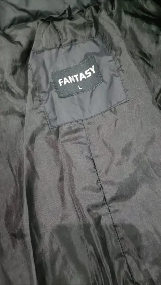 Plumas negro con cinturón