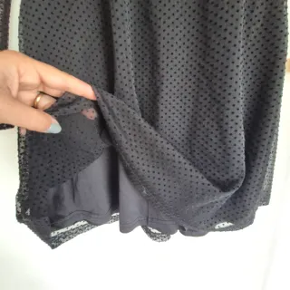 Vestito pois nero Stradivarius S