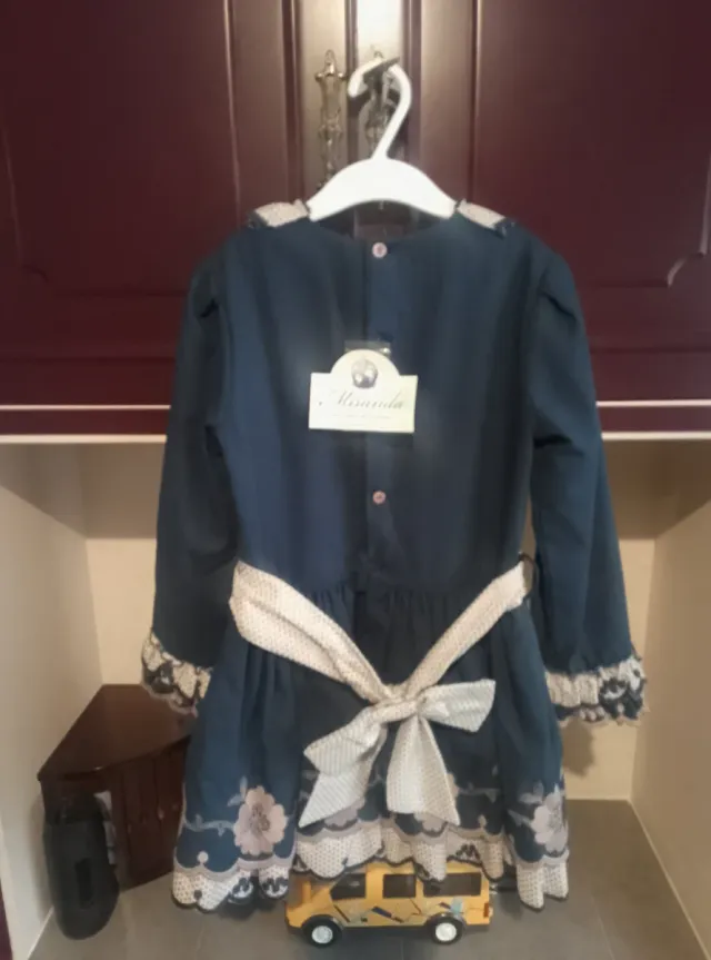 Vestido niña azul 8 años, Miranda