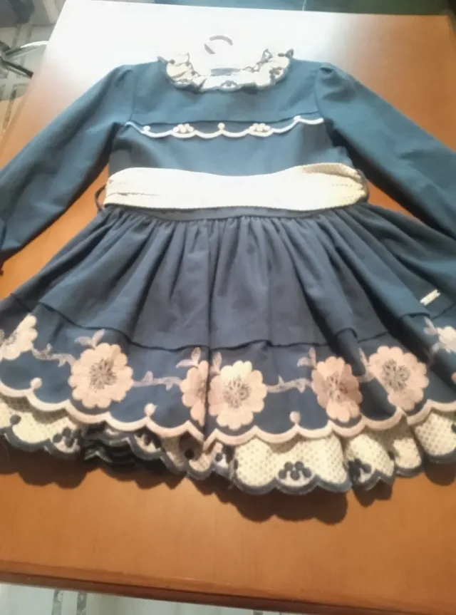 Vestido niña azul 8 años, Miranda