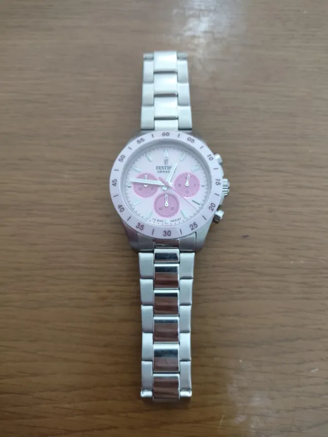 Reloj Festina Mujer Rosa y Plata