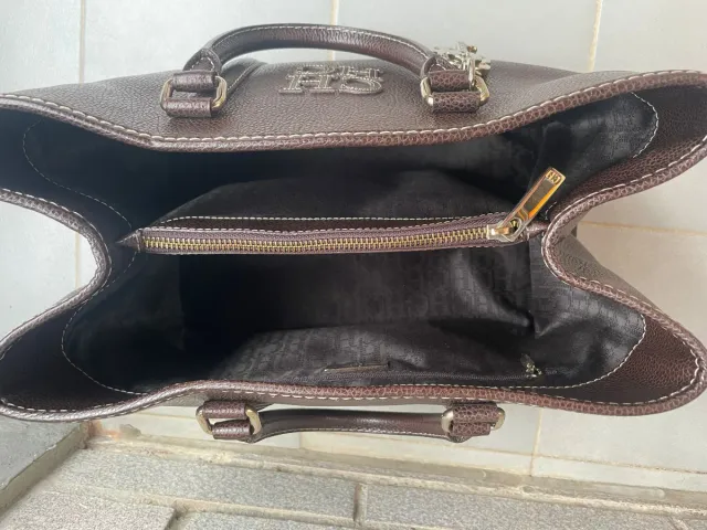 Bolso CH Carolina Herrera Marrón Medidas: 32x23x16