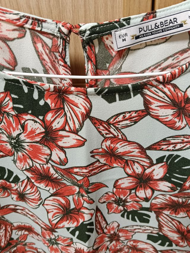 Vestido Pull&Bear Estampado Flores Verano