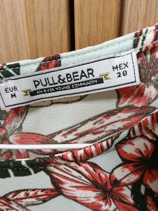 Vestido Pull&Bear Estampado Flores Verano